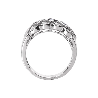 14K White Gold Ladies Diamond Ring 0.51ct 5 14K White Gold Ladies Diamond Ring 0.51ct - Image 3