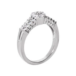 14K White Gold Ladies Diamond Ring 0.97ct -Its Hot Jewelry Shop 14k gold ladies diamond ring 097ct p 29229 back white