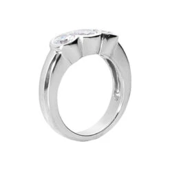 Thin 14K White Gold Ladies Diamond Ring 1.30ct 8 Thin 14K White Gold Ladies Diamond Ring 1.30ct -Its Hot Jewelry Shop 14k gold ladies diamond ring 130ct p 29140 back white