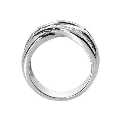14K White Gold Ladies Diamond Ring 1.30ct 11.2mm 5 14K White Gold Ladies Diamond Ring 1.30ct 11.2mm - Image 3