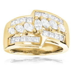 14K White Gold Ladies Diamond Ring 1.90ct 12.5mm 8 14K White Gold Ladies Diamond Ring 1.90ct 12.5mm -Its Hot Jewelry Shop 14k gold ladies diamond ring 190ct p 29302 ye