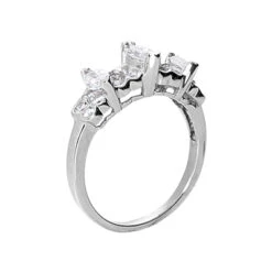 14K White Gold Ladies Diamond Ring 1.91ct 10.4mm 8 14K White Gold Ladies Diamond Ring 1.91ct 10.4mm -Its Hot Jewelry Shop 14k gold ladies diamond ring 191ct p 29259 back white