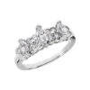 14K White Gold Ladies Diamond Ring 1.91ct 10.4mm