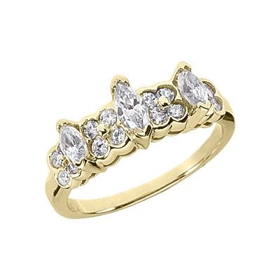 14K White Gold Ladies Diamond Ring 1.91ct 10.4mm 4 14K White Gold Ladies Diamond Ring 1.91ct 10.4mm - Image 2