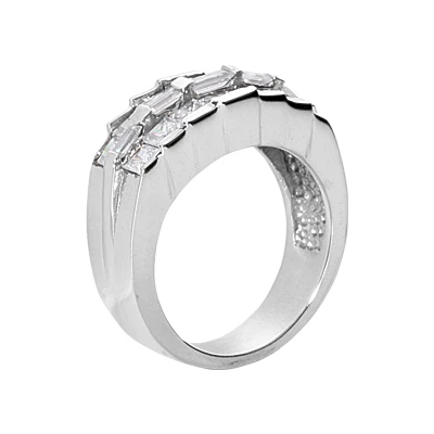 14K White Gold Ladies Diamond Ring 2.12ct 5 14K White Gold Ladies Diamond Ring 2.12ct - Image 3