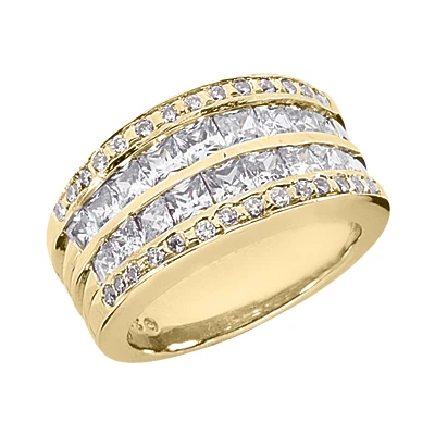14K White Gold Ladies Diamond Ring 2.38ct 4 14K White Gold Ladies Diamond Ring 2.38ct - Image 2
