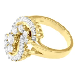 14K Yellow Gold Ladies Diamond Ring 2ct 12 14K Yellow Gold Ladies Diamond Ring 2ct -Its Hot Jewelry Shop 14k gold ladies diamond ring 2ct p 29198 back yellow