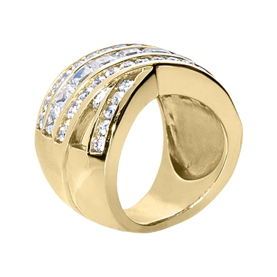 14K White Gold Ladies Diamond Ring 3.43ct 6 14K White Gold Ladies Diamond Ring 3.43ct - Image 4
