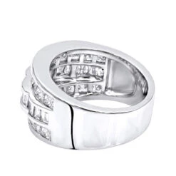 14K White Gold Ladies Diamond Ring 3.72ct -Its Hot Jewelry Shop 14k gold ladies diamond ring 372ct p 29657 backwh