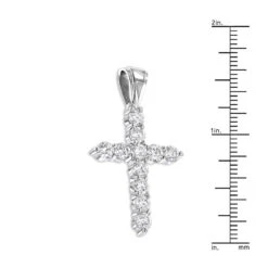 14K White Gold Large Diamond Cross Pendant For Men & Women By LUXURMAN 3.3ctw 13 14K White Gold Large Diamond Cross Pendant For Men & Women By LUXURMAN 3.3ctw -Its Hot Jewelry Shop 14k gold large diamond cross pendant by luxurman 33ctw rulerwh