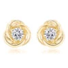 14K Yellow Gold Love Knot Diamond Earrings Solitaire Studs 1.4ct 1 14K Yellow Gold Love Knot Diamond Earrings Solitaire Studs 1.4ct -Its Hot Jewelry Shop 14k gold love knot diamond earrings solitaire studs 14ct mainye