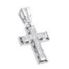 14K White Gold Men's Cross Pendant W Princess Diamonds 1 Ct -Its Hot Jewelry Shop 14k gold mens cross pendant w princess diamonds 131ct p 6587 wh