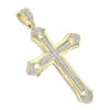 Large 14K Yellow Gold Men's Diamond Cross Pendant 2ct 3.5 Inches Long 2 Large 14K Yellow Gold Men's Diamond Cross Pendant 2ct 3.5 Inches Long -Its Hot Jewelry Shop 14k gold mens diamond cross pendant 200ct p 40344 ye