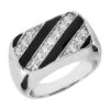 14K White Gold Men's Diamond Ring 0.33ct -Its Hot Jewelry Shop 14k gold mens diamond ring 033ct p 27942 white 20220426