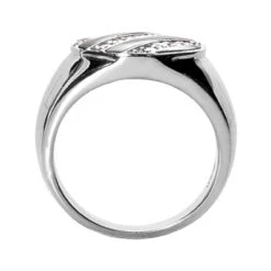 14K White Gold Men's Diamond Ring 0.70ct 8 14K White Gold Men's Diamond Ring 0.70ct -Its Hot Jewelry Shop 14k gold mens diamond ring 070ct p 27928 back white 20220426