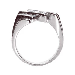14K White Gold Men's Diamond Ring 0.84ct 8 14K White Gold Men's Diamond Ring 0.84ct -Its Hot Jewelry Shop 14k gold mens diamond ring 084ct p 27966 back white 20220426