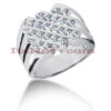 14K White Gold Men's Diamond Ring 1.05ct -Its Hot Jewelry Shop 14k gold mens diamond ring 105ct p 27891