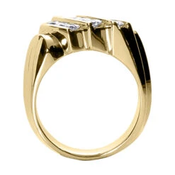 14K White Gold Men's Diamond Ring 1.08ct 10.2mm -Its Hot Jewelry Shop 14k gold mens diamond ring 108ct p 27974 back yellow 20220426