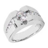 14K White Gold Men's Diamond Ring 1.72ct -Its Hot Jewelry Shop 14k gold mens diamond ring 172ct p 27883 white 20220426
