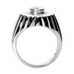 14K White Gold Men's Diamond Ring 2.20ct 8 14K White Gold Men's Diamond Ring 2.20ct -Its Hot Jewelry Shop 14k gold mens diamond ring 220ct p 27908 back white 20220426