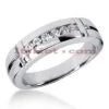 14K White Gold Men's Diamond Wedding Band 0.28ct 6.4mm -Its Hot Jewelry Shop 14k gold mens diamond wedding band 028ct p 27528