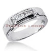 14K White Gold Men's Diamond Wedding Band 0.50ct 6.9mm 1 14K White Gold Men's Diamond Wedding Band 0.50ct 6.9mm -Its Hot Jewelry Shop 14k gold mens diamond wedding band 050ct p 27532