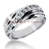 14K White Gold Men's Diamond Wedding Band 0.55ct 2 14K White Gold Men's Diamond Wedding Band 0.55ct -Its Hot Jewelry Shop 14k gold mens diamond wedding band 055ct p 27518