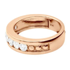 14K White Gold Men's Diamond Wedding Band 1.05ct 6.3mm 15 14K White Gold Men's Diamond Wedding Band 1.05ct 6.3mm -Its Hot Jewelry Shop 14k gold mens diamond wedding band 105ct p 27589 back rose