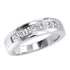 14K White Gold Men's Diamond Wedding Band 1.40ct -Its Hot Jewelry Shop 14k gold mens diamond wedding band 140ct p 27555 wh
