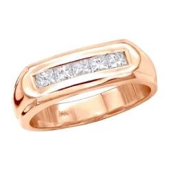 14K Yellow Gold Men's Diamond Wedding Band 1ct 7.4mm -Its Hot Jewelry Shop 14k gold mens diamond wedding band 1ct p 27601 ro