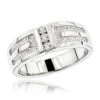 14K White Gold Men's Diamond Wedding Ring 0.24ct 8.7mm 2 14K White Gold Men's Diamond Wedding Ring 0.24ct 8.7mm -Its Hot Jewelry Shop 14k gold mens diamond wedding ring 024ct p 27635 wh