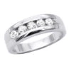 14K White Gold Men's Diamond Wedding Ring 0.40ct 6mm -Its Hot Jewelry Shop 14k gold mens diamond wedding ring 040ct p 1668748813