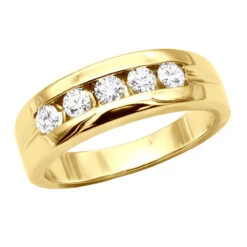 14K White Gold Men's Diamond Wedding Ring 0.40ct 6mm -Its Hot Jewelry Shop 14k gold mens diamond wedding ring 040ct p 27482 yellow