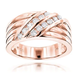 14K White Gold Men's Diamond Wedding Ring 0.48ct 10 14K White Gold Men's Diamond Wedding Ring 0.48ct -Its Hot Jewelry Shop 14k gold mens diamond wedding ring 048ct p 27456 ro