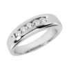 14K White Gold Men's Diamond Wedding Ring 0.50ct 7.5mm -Its Hot Jewelry Shop 14k gold mens diamond wedding ring 050ct p 25565 white 20220426