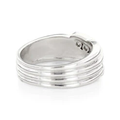 14K White Gold Men's Diamond Wedding Ring 0.50ct 11 14K White Gold Men's Diamond Wedding Ring 0.50ct -Its Hot Jewelry Shop 14k gold mens diamond wedding ring 050ct p 27631 backwh