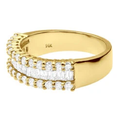 Unique 14K White Gold Men's Diamond Wedding Ring By Luxurman 2.5ct 14 Unique 14K White Gold Men's Diamond Wedding Ring By Luxurman 2.5ct -Its Hot Jewelry Shop 14k gold mens diamond wedding ring 250ct p 35167 back yellow