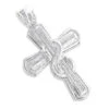 Hip Hop 14K White Gold Men's Large Diamond Cross Pendant 4ct -Its Hot Jewelry Shop 14k gold mens large diamond cross pendant 475ct p 6591 wh