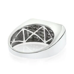 14K White Gold Men's Princess Cut Invisible Diamond Ring Unique Wedding Band 2ct -Its Hot Jewelry Shop 14k gold mens princess cut invisible diamond ring 372 p 6666 backwh