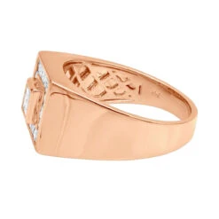 14K Yellow Gold Men's Princess Diamonds Ring 1.62ct 15 14K Yellow Gold Men's Princess Diamonds Ring 1.62ct -Its Hot Jewelry Shop 14k gold mens princess diamonds ring 162ct p 27864 backro