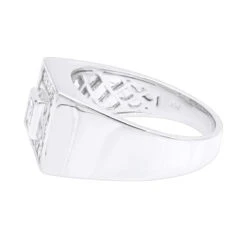 14K Yellow Gold Men's Princess Diamonds Ring 1.62ct 13 14K Yellow Gold Men's Princess Diamonds Ring 1.62ct -Its Hot Jewelry Shop 14k gold mens princess diamonds ring 162ct p 27864 backwh