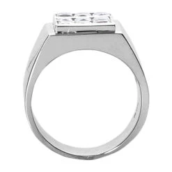 14K White Gold Men's Princess Diamonds Ring 2.43ct 8 14K White Gold Men's Princess Diamonds Ring 2.43ct -Its Hot Jewelry Shop 14k gold mens princess diamonds ring 243ct p 27961 back white 20220426