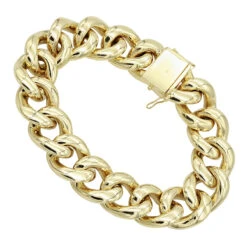 14K Yellow Gold Miami Cuban Link Chain Diamond Bracelet For Men 11.05ct -Its Hot Jewelry Shop 14k gold miami cuban link chain diamond bracelet for men 1105ct backye