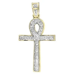 14K Yellow Gold Pave Ankh Diamond Cross Pendant For Men Egyptian Symbol Of Life 11 14K Yellow Gold Pave Ankh Diamond Cross Pendant For Men Egyptian Symbol Of Life -Its Hot Jewelry Shop 14k gold pave ankh diamond cross pendant for men egyptian symbol of life backye