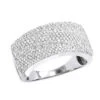 14K White Gold Pave Diamond Wedding Band 0.75ct -Its Hot Jewelry Shop 14k gold pave diamond wedding band 093ct p 41414 wh