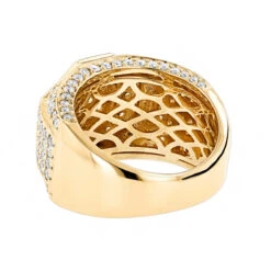 14K White Gold Pave Set Men's Diamond Ring 3.42ct -Its Hot Jewelry Shop 14k gold pave set mens diamond ring 342ct p 5883 backye