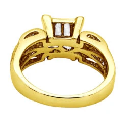 14K White Gold Pre-Set Diamond Engagement Ring 1.40ct 14 14K White Gold Pre-Set Diamond Engagement Ring 1.40ct -Its Hot Jewelry Shop 14k gold pre set diamond engagement ring 140ct p 6920 back yellow