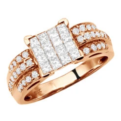 14K White Gold Pre-Set Diamond Engagement Ring 1.40ct 12 14K White Gold Pre-Set Diamond Engagement Ring 1.40ct -Its Hot Jewelry Shop 14k gold pre set diamond engagement ring 140ct p 6920 rose