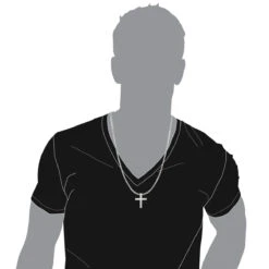 14K White Gold Princess Cut Diamond Cross Necklace 2.55ct -Its Hot Jewelry Shop 14k gold princess cut diamond cross necklace 255ct p 26540 bodwh