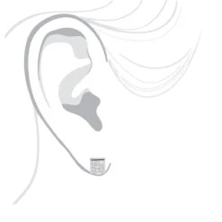 14K White Gold Princess Cut Diamond Stud Earrings For Men & Women 1 Carat 16 14K White Gold Princess Cut Diamond Stud Earrings For Men & Women 1 Carat -Its Hot Jewelry Shop 14k gold princess cut diamond stud earrings 092ct p 5681 body white